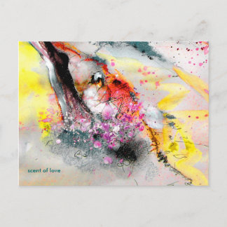 Carte postale "odeur d'amour"