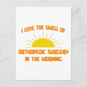 Carte Postale Odeur de chirurgie orthopédique le matin