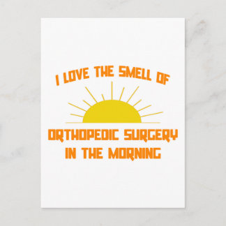 Carte Postale Odeur de chirurgie orthopédique le matin
