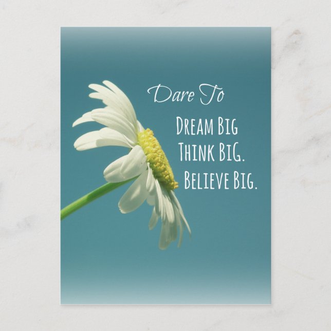 Carte Postale Odeur inspirante pour rêver Grosse citation (Devant)