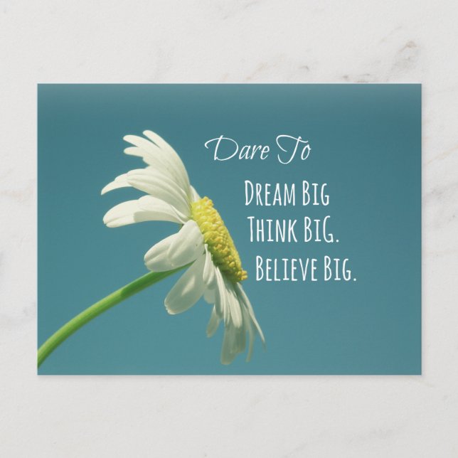 Carte Postale Odeur inspirante pour rêver Grosse citation (Devant)