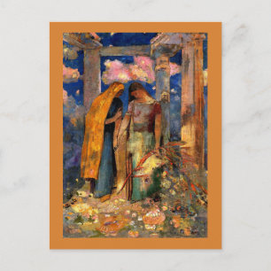 Carte Postale Odilon Redon - Conversation mystique