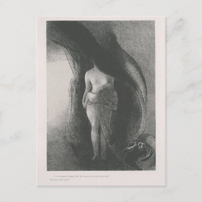 Carte Postale Odilon Redon- Je suis toujours le grand Isis (Devant)