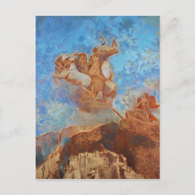 Carte Postale Odilon Redon Le Chariot d'Apollo Poster (Devant)