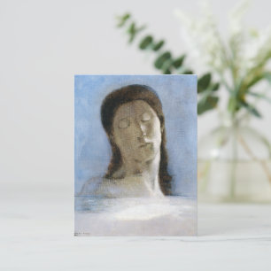 Carte Postale Odilon Redon, les yeux fermés 1890