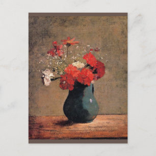 Carte Postale Odilon Redon - Oeillets et souffle de bébé,