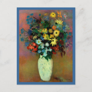 Carte Postale Odilon Redon's Vase with Flowers (1914)