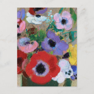 Carte Postale Odlion Redon Belles fleurs brillantes CC1253 