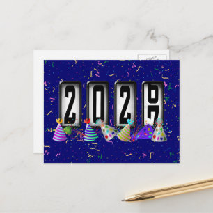 Carte Postale Odomètre du Nouvel An 2027