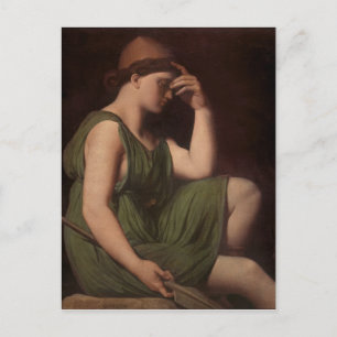 Carte Postale Odysseus, étude pour l'Apothéose de Homer