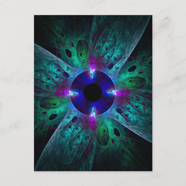 Carte postale Oeil Abstrait (Devant)