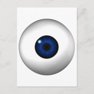 Carte Postale oeil bleu