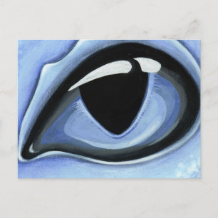 Carte Postale Oeil De Bébé Bleu