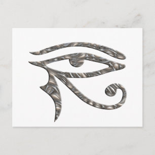 Carte Postale OEil de Horus - ARGENT