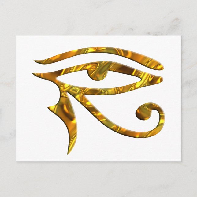 Carte Postale OEil de Horus - OR (Devant)