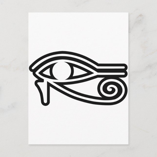 Carte Postale Oeil d'Horus (Devant)