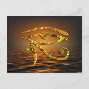 Carte Postale OEil d'Horus - OR