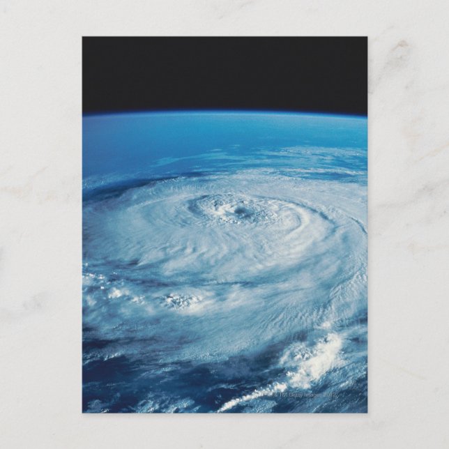 Carte Postale Oeil d'un ouragan (Devant)