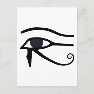 CARTE POSTALE OEIL ÉGYPTIEN DE HORUS