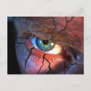 Carte Postale Oeil fissuré