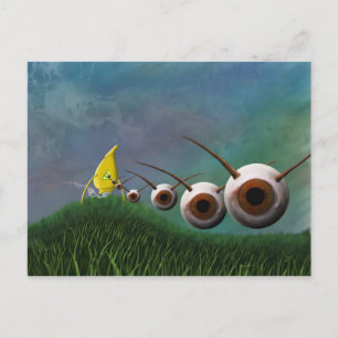 Carte postale OEil Invaders