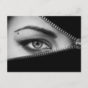 Carte Postale OEil Zipped