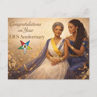 Carte Postale OES Anniversary Postcards