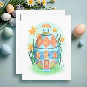 Carte postale Oeuf de Pâques