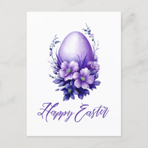 Carte Postale Oeuf de Pâques de charme