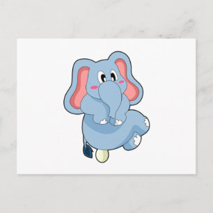 Carte Postale Oeuf éléphant