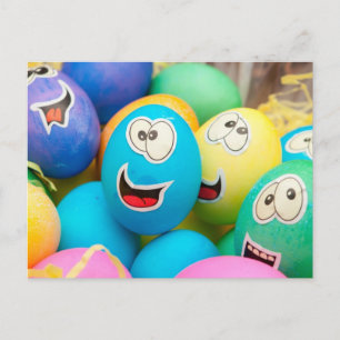 Carte Postale Oeufs de Pâques