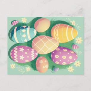 Carte postale Oeufs de Pâques