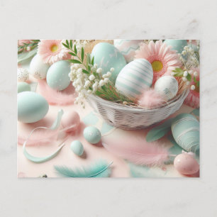 Carte Postale Oeufs de Pâques