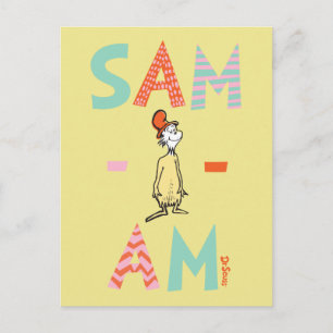 Carte Postale Oeufs verts et jambon   Sam-I-Am