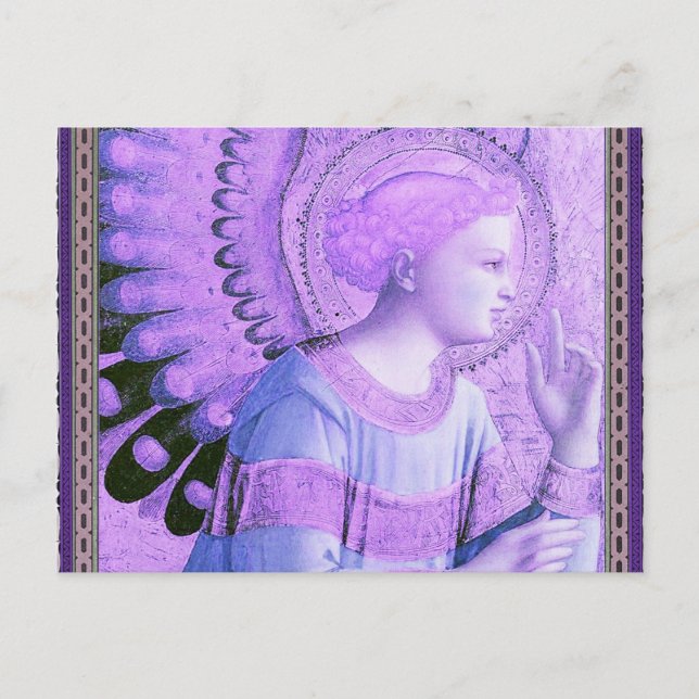 Carte Postale Oeuvre d'Angel vintage (Devant)