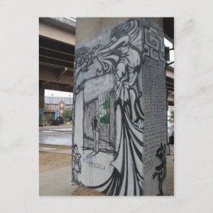 Carte Postale Œuvre d'art graffiti de Deep Ellum #37