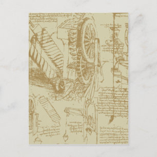 Carte Postale Oeuvre D'Art Leonardo Da Vinci