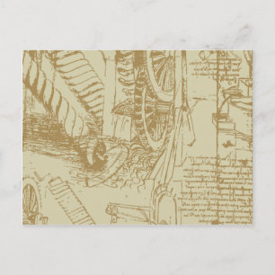 Carte Postale Oeuvre D'Art Leonardo Da Vinci