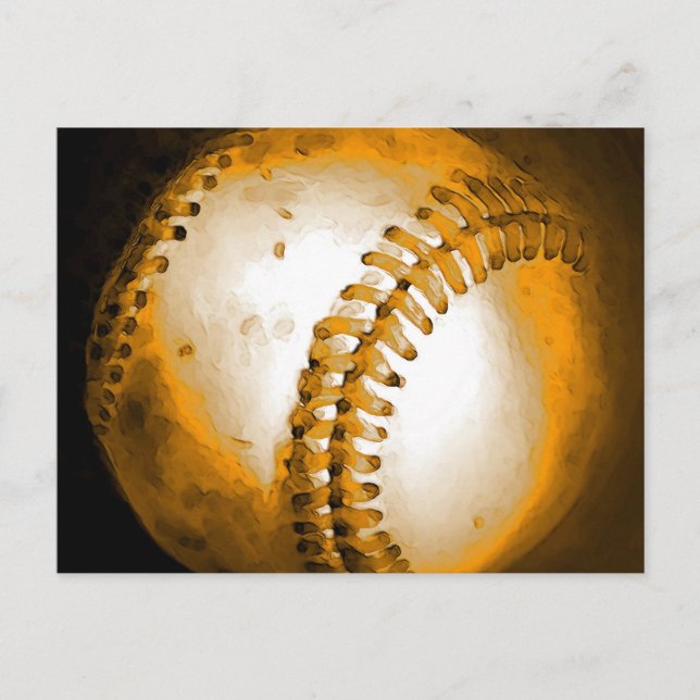 Carte Postale Oeuvre De Baseball (Devant)