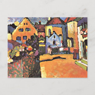 Carte Postale oeuvre de Kandinsky, Grungasse à Murnau,