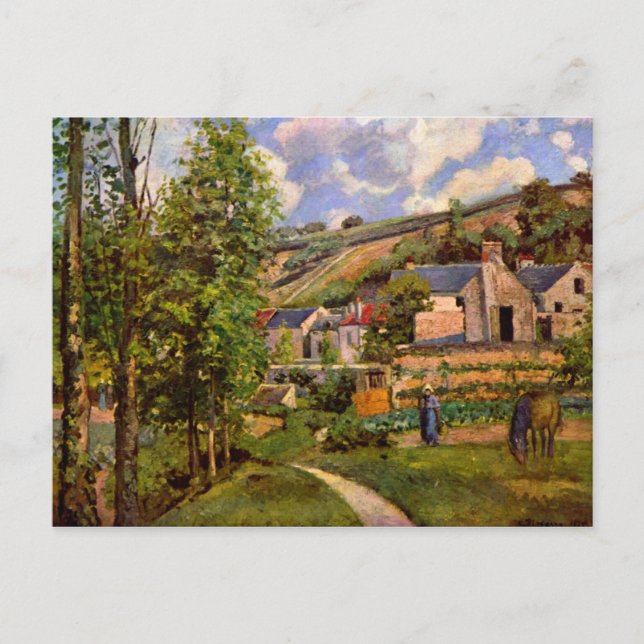 Carte Postale Oeuvre de Pisarro (Devant)