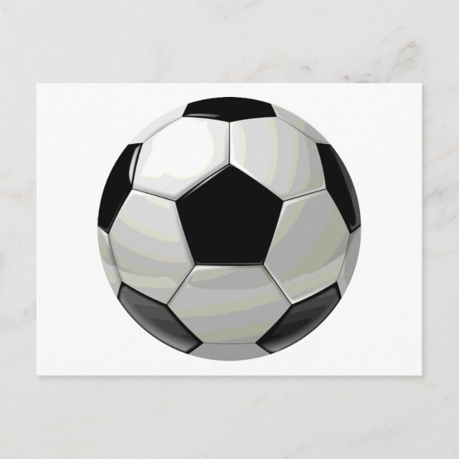 Carte Postale Oeuvre de soccer unique (Devant)