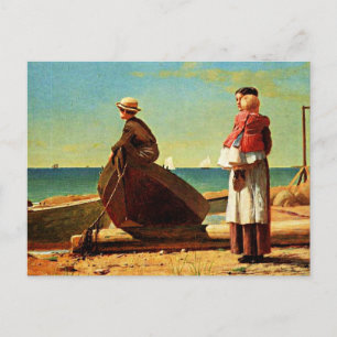 Carte Postale OEuvre de Winslow Homer, Papa's Coming,