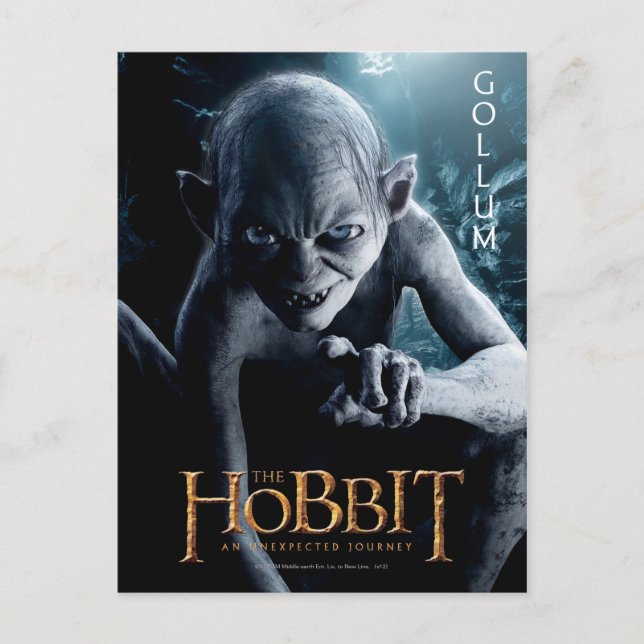 Carte Postale Oeuvre d'édition limitée : GOLLUM™ (Devant)