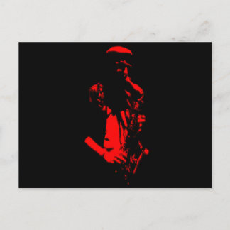 Carte Postale OEuvre musicale saxophone