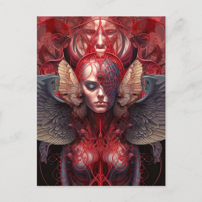 Carte Postale Oeuvre surréaliste Angel (Devant)