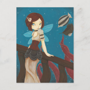 Carte Postale Of Sky - Steampunk fairship