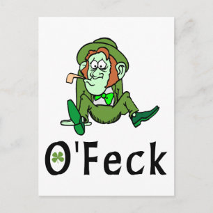 Carte Postale O'Feck Funny Irish