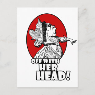 Carte Postale Off With Her Head Logo