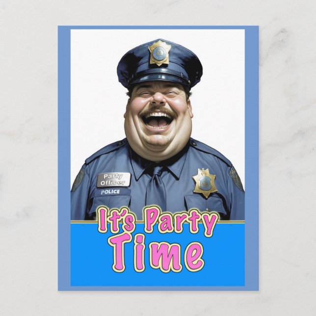 Carte Postale Officier du parti heureux (Devant)